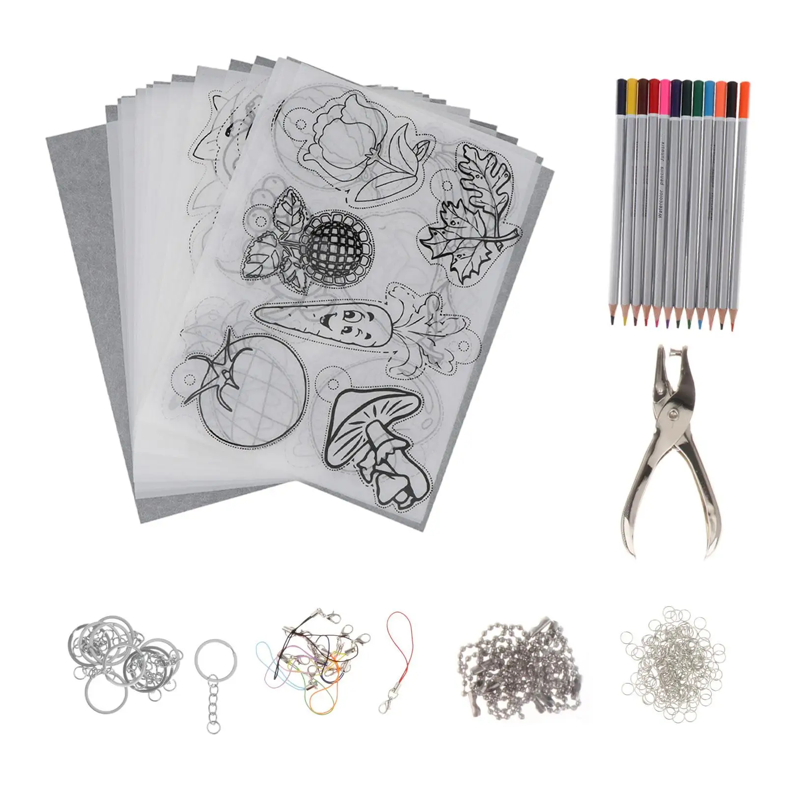 13 Pieces Heat Shri…