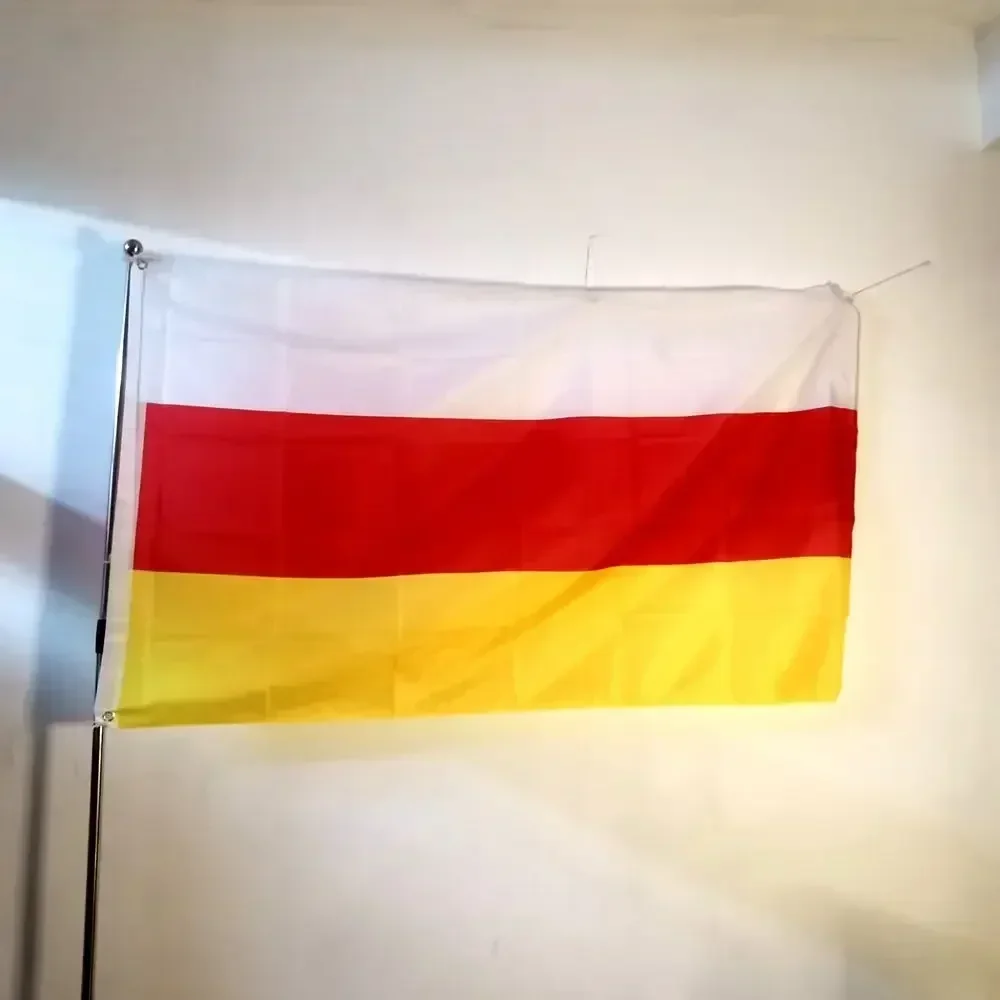 

North Ossetia-Alania Flag 90x150cm Russia Federal Subjects Polyester Banner, Outdoor Garden Wall Decor, National Pride Durable