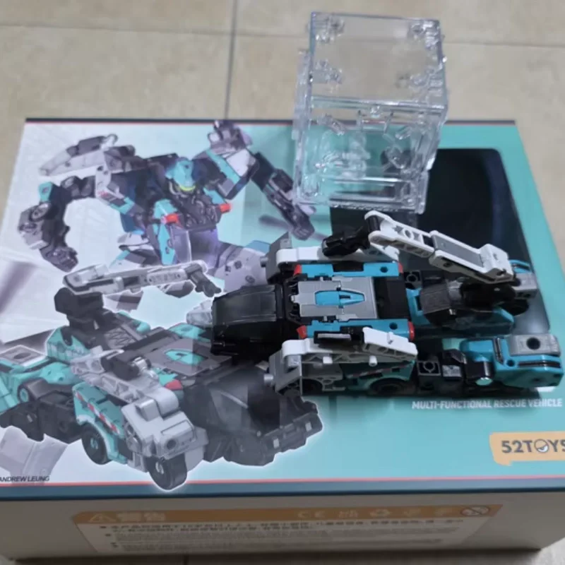 Genuíno 52 brinquedos Beastbox All-Mighty Squad Ib-14 Gunfish Número Transformando Brinquedos Criativos Modelo Moderno Figura de Ação Colecionável