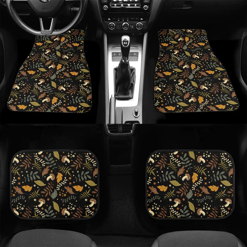 

Classic Carpet Floor Mats for Car | Anti-Slip Features Automotive Floor Mats | Bohemian Pattern | Stylish Floor Mats for vehicle