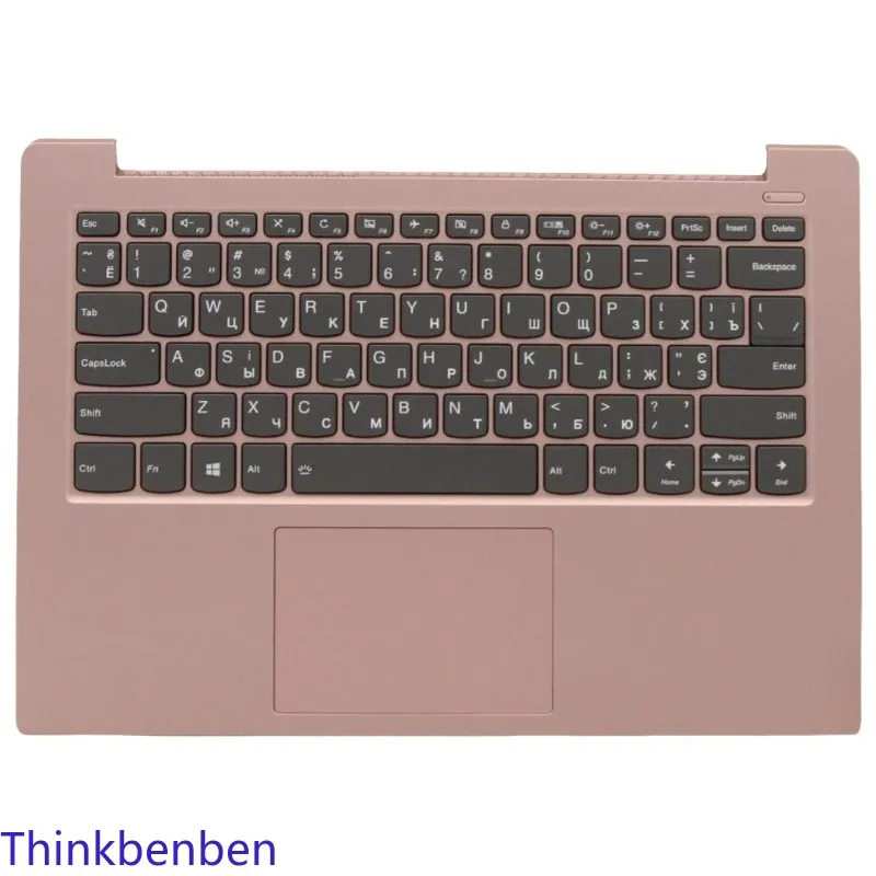 

Украинская розовая верхняя часть корпуса клавиатуры (пальмрест) для Lenovo Ideapad S340 14 14IWL 14API 14IIL 14IML 5CB0S18586