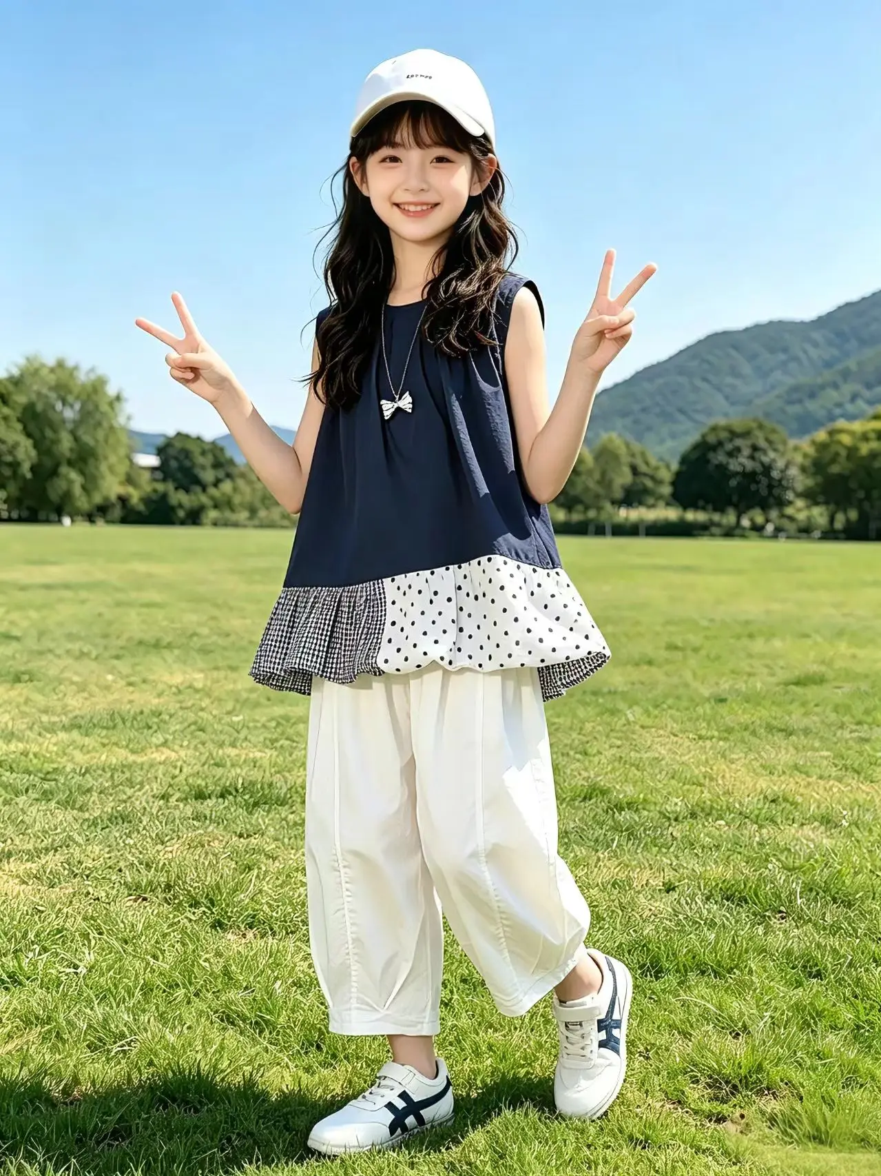 girls-summer-outfit-2026-new-korean-style-sleeveless-wide-leg-pants-two-piece-set-fashionable-light-weight-breathable-cool-se