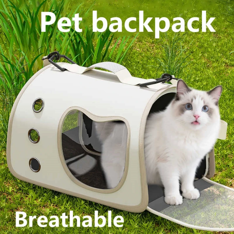 

Foldable Pet Carrier Portable Cat Carrier 2025 New Model Breathable Cat Carrier Single-Shoulder Handheld Dog Carrier bag