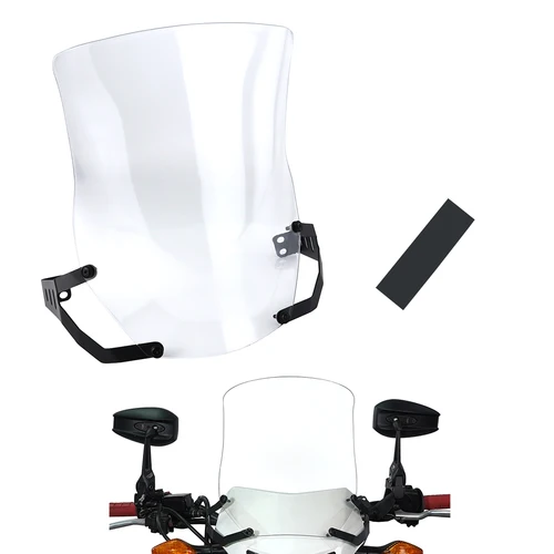 Parabrisas delantero de motocicleta, cubierta Deflectora de viento, Protector de parabrisas para Honda CRF250L 2013-2020 CRF300L 2021 2022 2023 2024