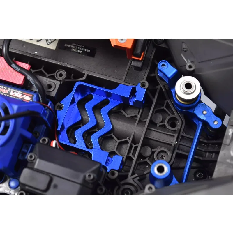 حامل مؤازر من الألومنيوم GPM + بوق مؤازر 25T + مجموعة ربط لـ TRAXXAS 1/10 MAXX / 1/8 6S MAXX SLASH - أجزاء ترقية شديدة التحمل