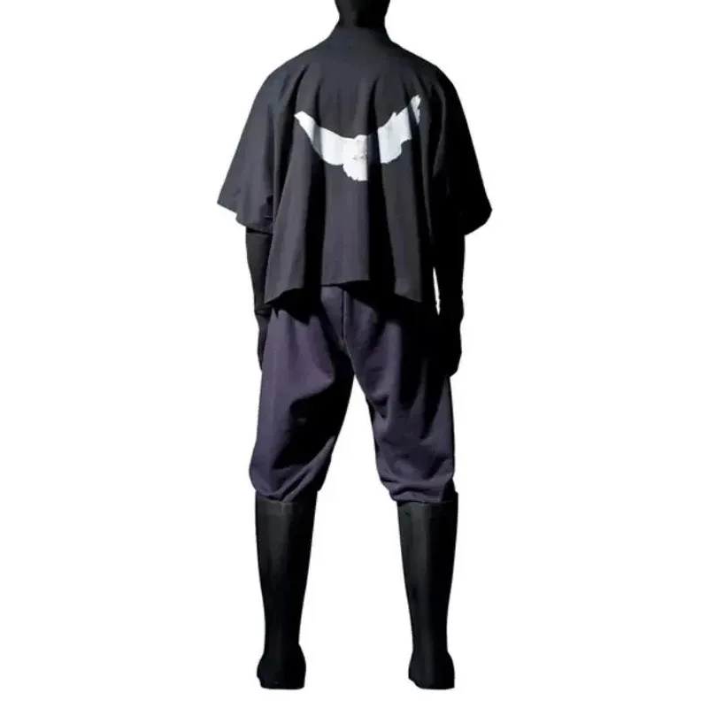 

SAI NT OF MI CHAEL Kanye Streetwear Best Quality Vintage Dove Loose Ovesize Pigeon Print Kanye T-shirt Tops Tee For Men