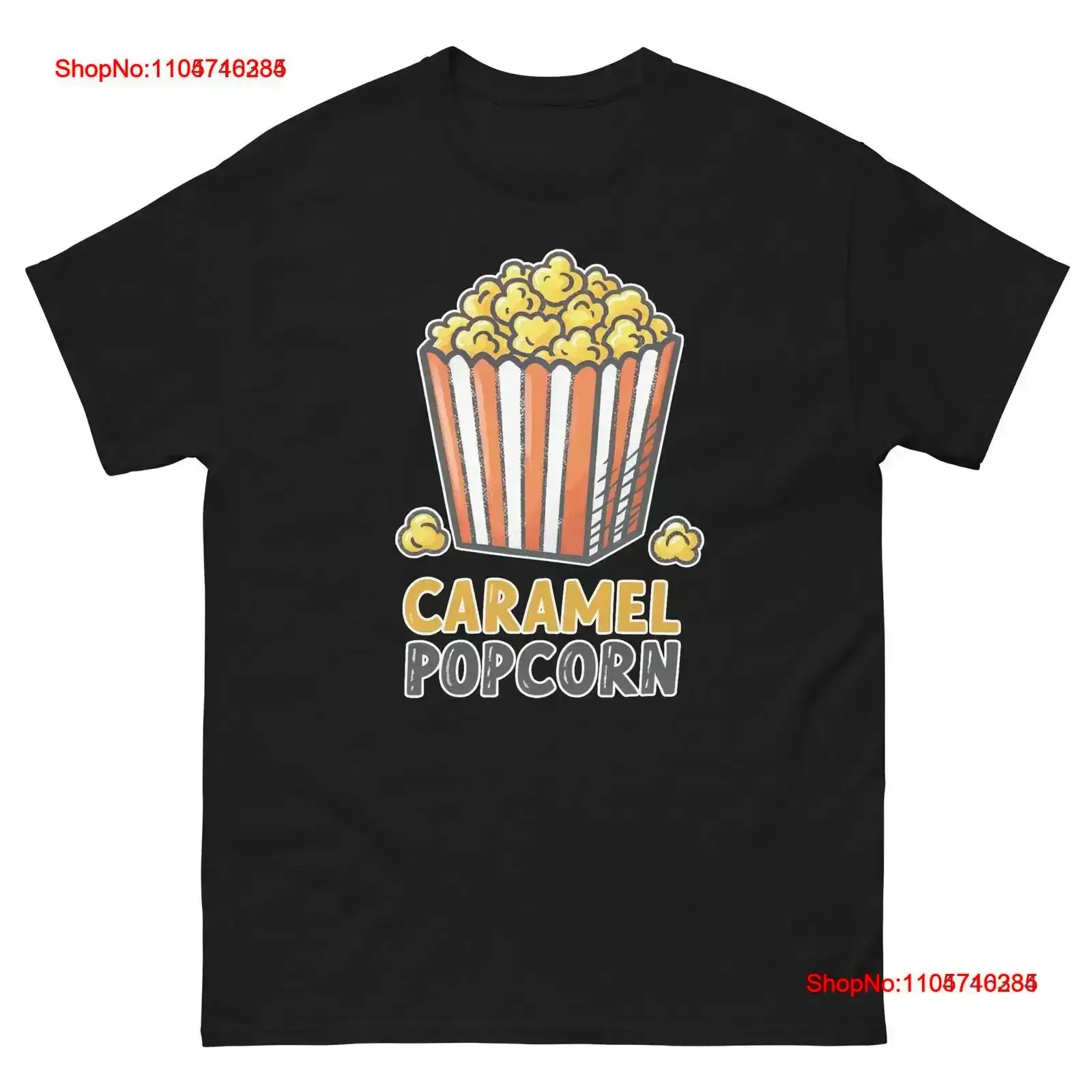Caramel Popcorn Carnival Fair Amusement Park T Shirt vintage Washed Casual Slightly graphic Versatile Soft Breathable vintage