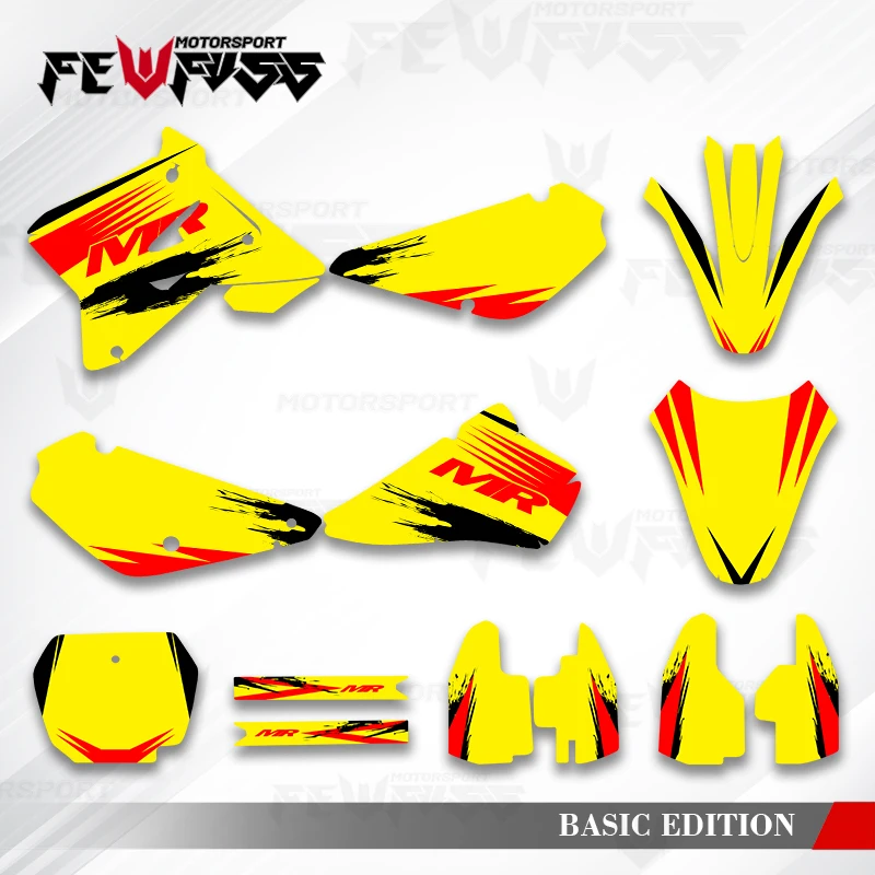

Fewfuss Graphics Decals Stickers Motorcycle Background Custom For Suzuki 2001 2002 2003 2004 2005 2006 2007-2020 RM85 002