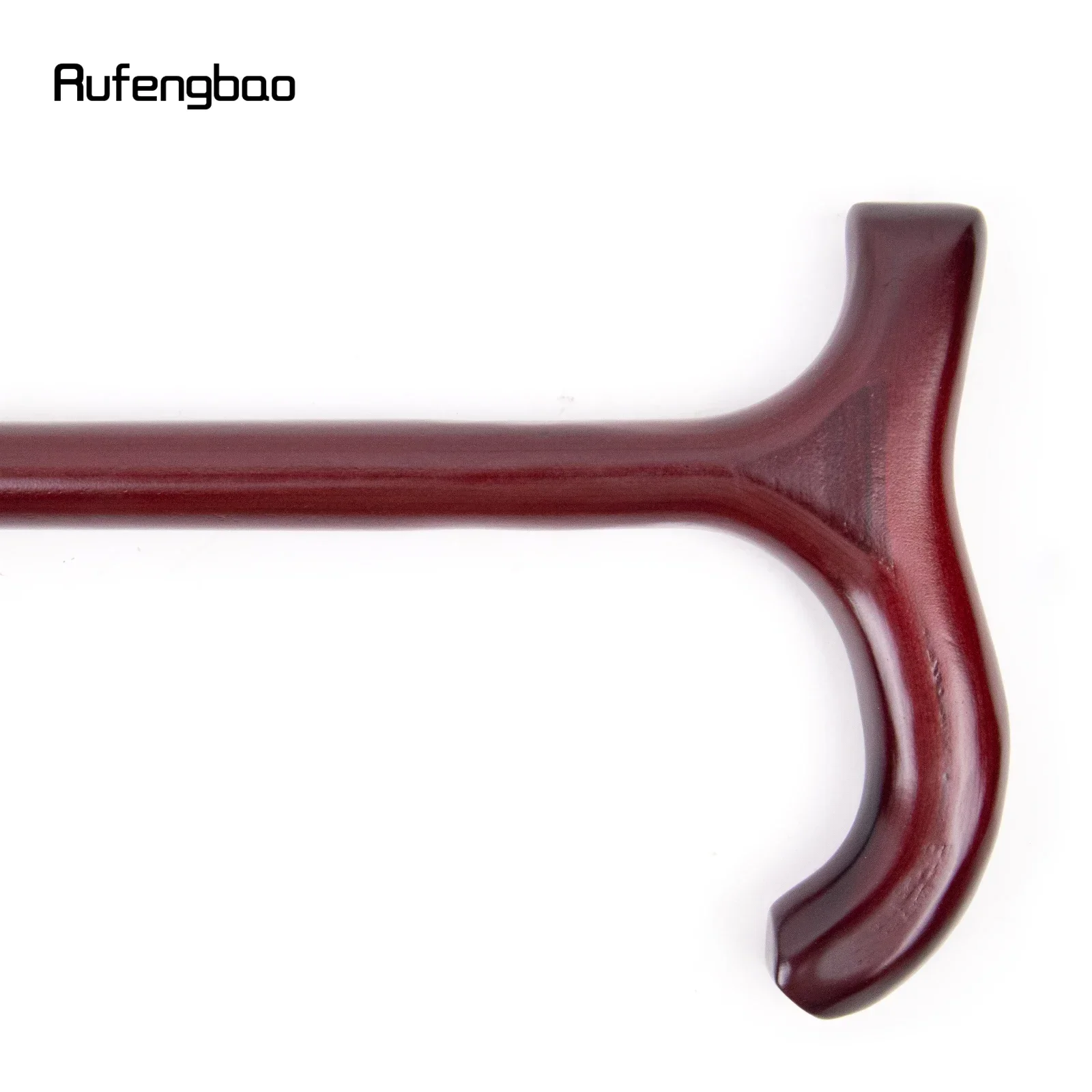 Red Wooden Single Joint Fashion Walking Stick Performance Stage Cane Stick Decorative Cane Cosplay  Parties, For Cosplay & Party