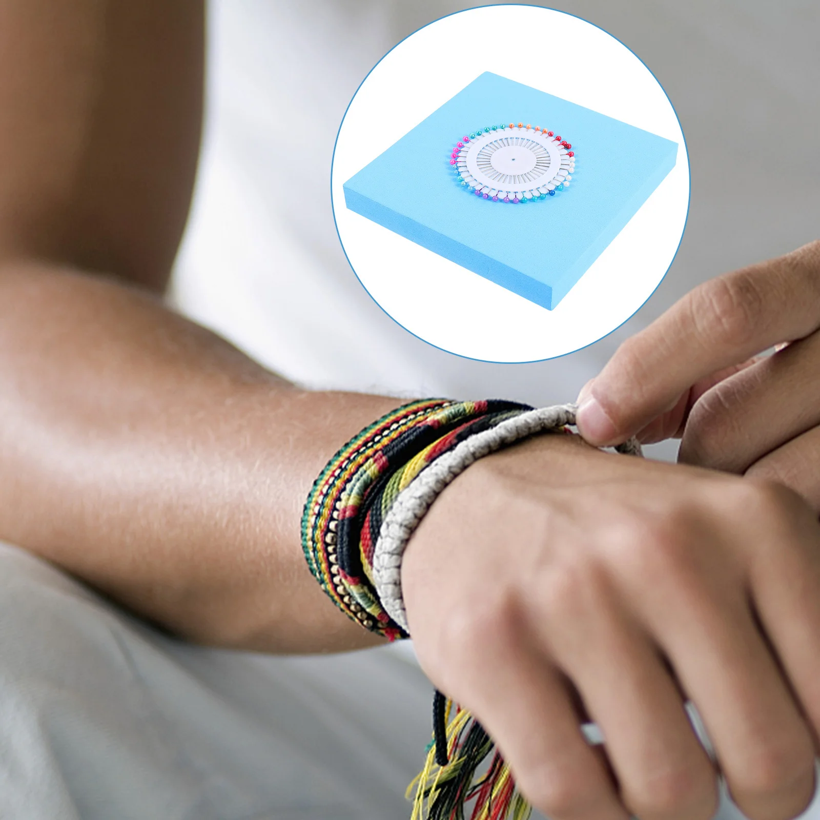 1 مجموعة 15 سنتيمتر مربع Kumihimo القرص النسيج لوحة تحديد المواقع دبوس سوار ذاتي الصنع أداة دائم عالية الجودة Kumihimo القرص