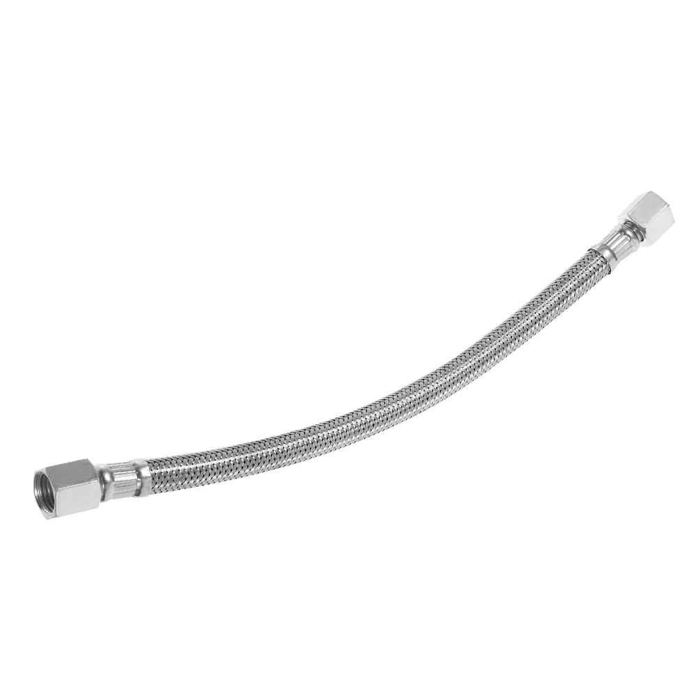 

Air Compressor Hose 400MM Soft Tube Stainless Steel Braided Line Aluminum Check Valve Replacement Parts Accessories Pneumatic