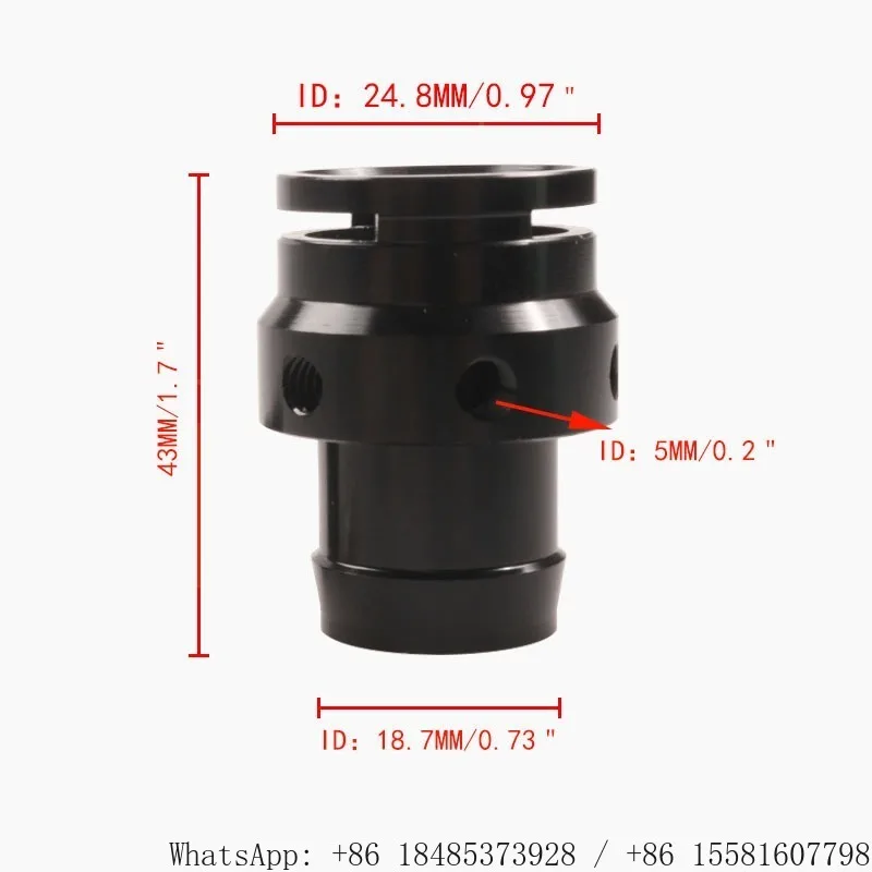 Turbo Blow Off Valve Vacuum Sensor Adapter Kit Fit 2.0T Engine Modified Auto Turbo Valve Replacement Fitting Accessories