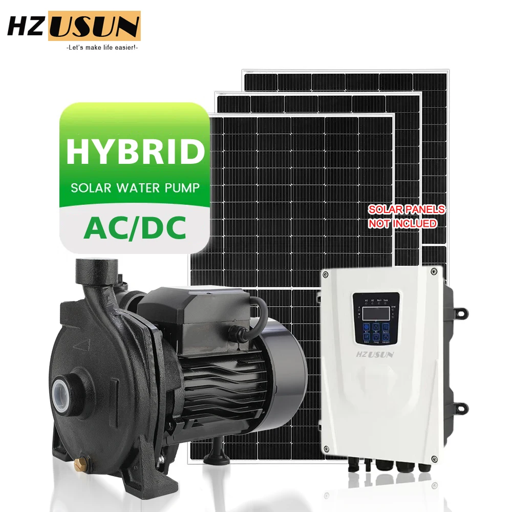 

1 л.с. вход/выход, 1 дюйм, поверхностный земной водяной насос переменного/постоянного тока для ирригационной системы, солнечный перекачивающий насос для сельскохозяйственного поля