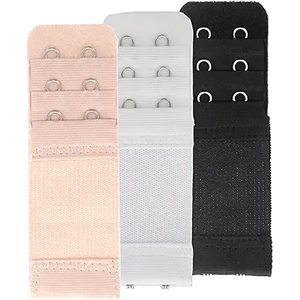 3pcs Bra Extender Hooks, Adjustable Elastic Bra Extension Clips, Comfortable & Durable Design, Perfect Fit for Women’s Bras