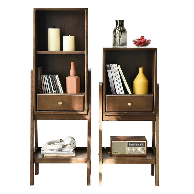

Simple, living room, TV side cabinet, family, storage, solid wood, floor, Nordic style