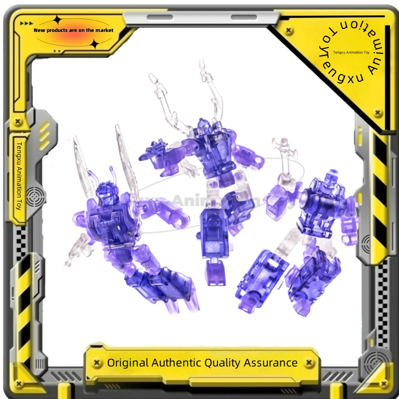 【Towar dostępny od ręki】Oryginalne zabawki transformujące NEWAGE NA Machine Insect Purple Transformed Limited Edition Small Ratio Action Doll