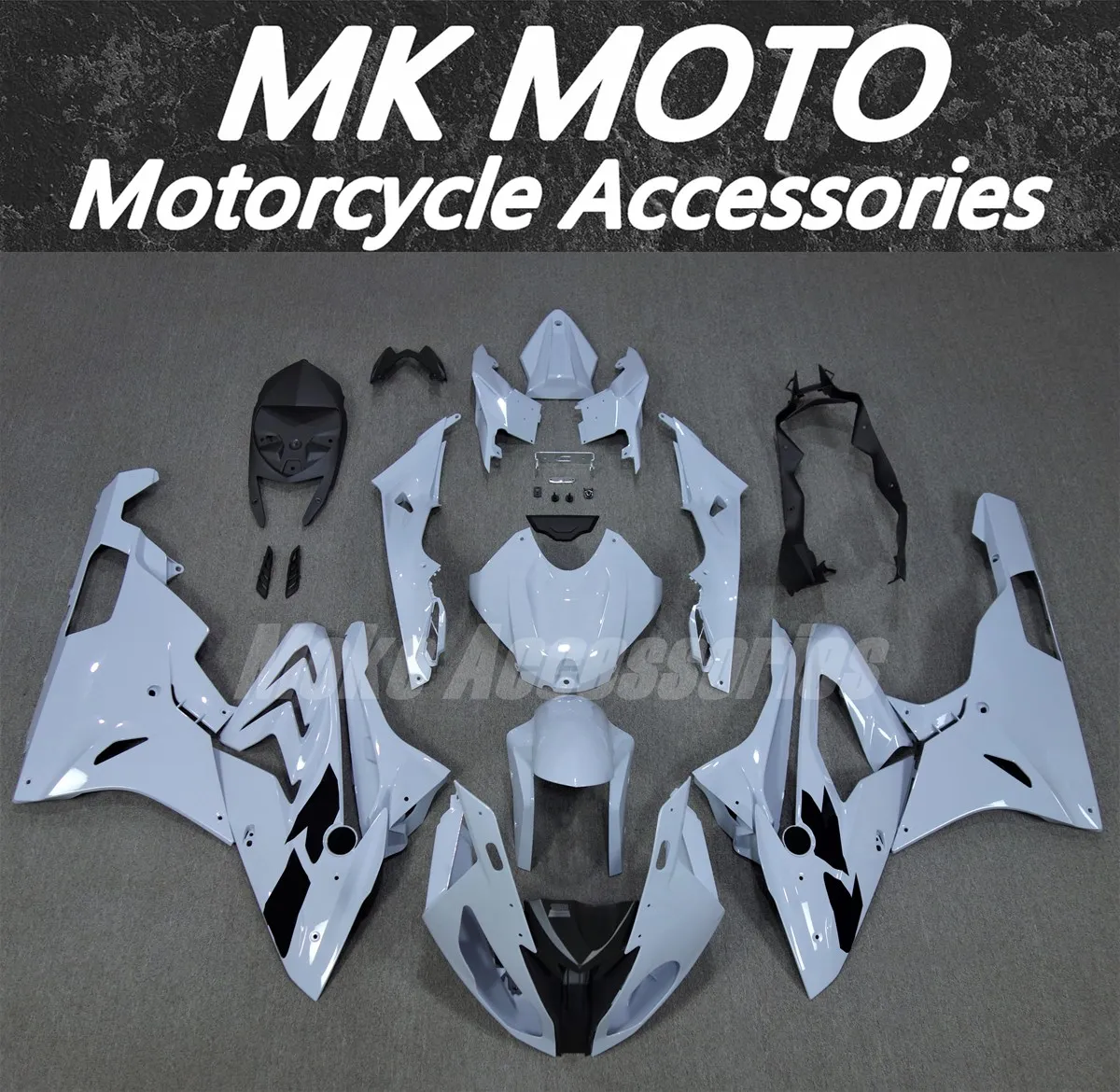 

Moke moto Motorcycle Fairings Kit Fit For S1000rr 2015 2016 Bodywork Set 15 16 High Quality ABS Injection Gray Black
