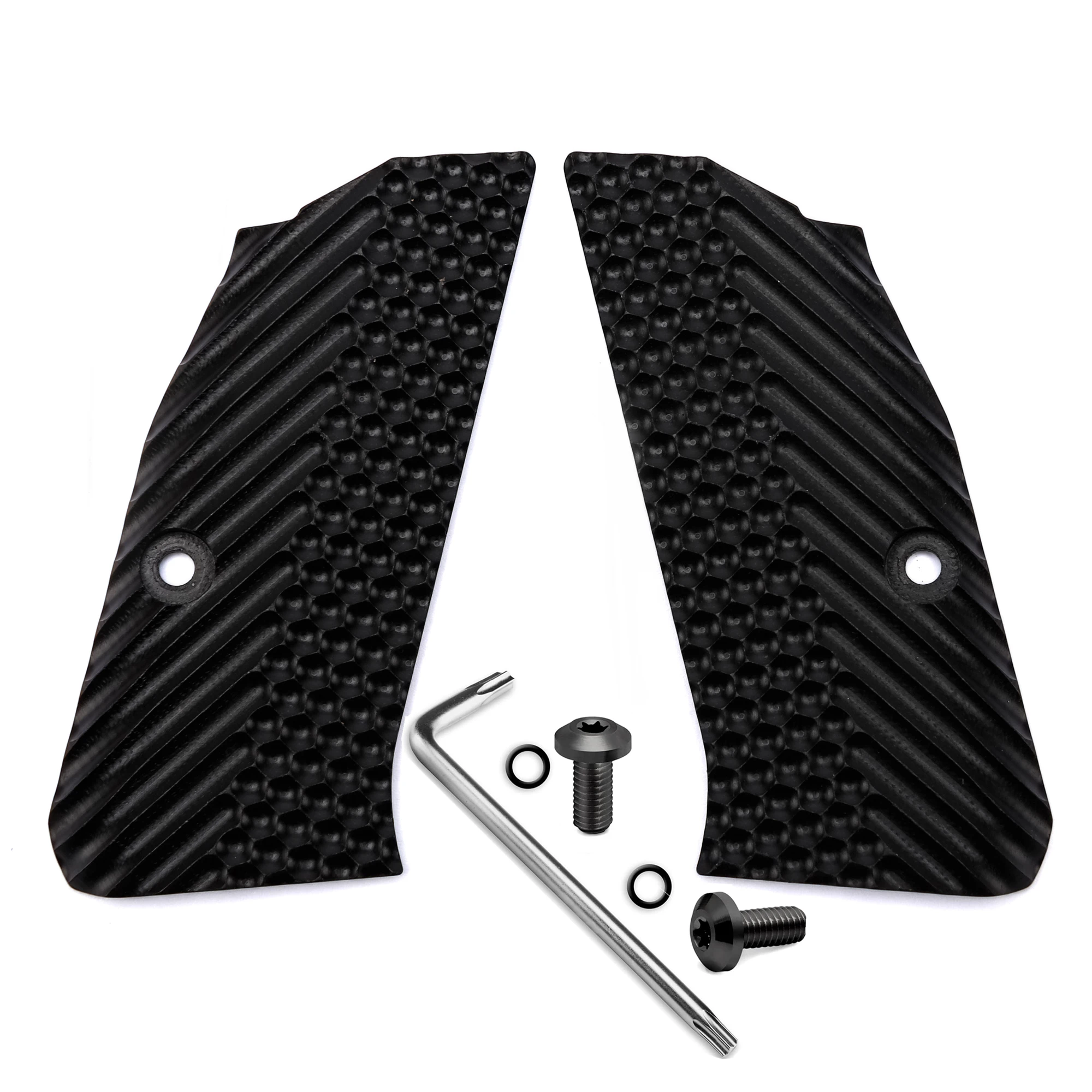 Guuun G10 Grips for Compact CZ Shadow 2 Custom CZ-75 Slim Palm Aggressive Tactical Texture