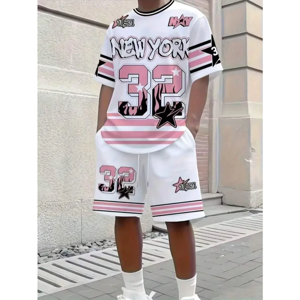 Men's Trendy Two-piece Set: T- - 3D Printing Design review and price