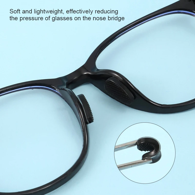 Anti Slip Eyeglasses Nasal Supports Silicone Invisible Glasses Air Cushion Nose Pads Transparent Soft Self-adhesive Nose-holder