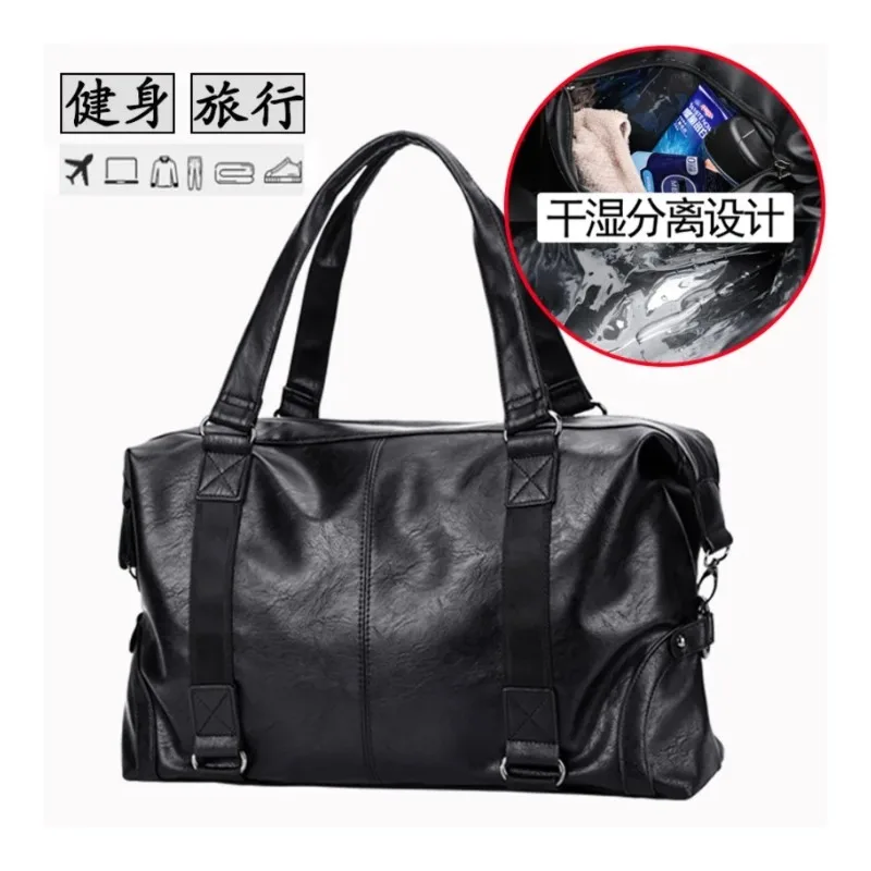 Dual-compartment Gym Bag Spacious Portable Bag for Fitness Yoga and Weekend Trips