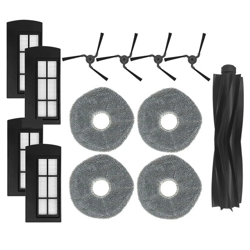 Replacement Parts Robot Vacuum Accessories For Eufy Clean X9 Pro Brush Roll Filter Side  Mop