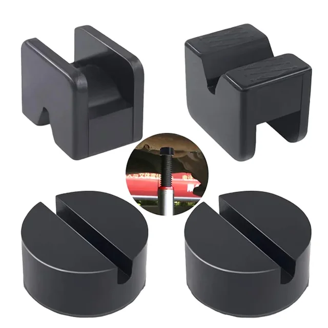 Car Jack Rubber Pad Car Slotted Lift Jack Stand Rubber Pads Universal Repair Tools Frame Protector Adapter Jacking Tools 2 Car Jack Rubber Pad Car Slotted Lift Jack Stand Rubber Pads Universal Repair Tools Frame Protector Adapter Jacking Tools 2