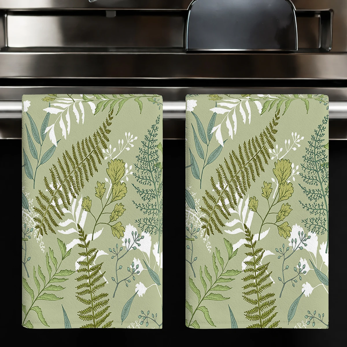 

Винтажная кухонная салфетка из полиэстера с цветочным узором – машинная стирка, устойчивая к выцветанию, для ежедневного использования