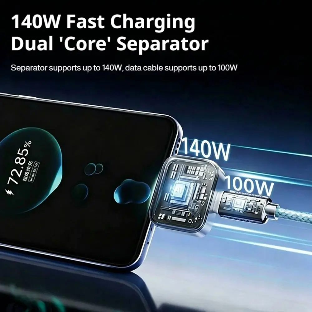 

Mart Auto Stop Charging Separator AI Recognition Fully Charged Automatic Cut Off Device USB Charging Safety Protector Adapter
