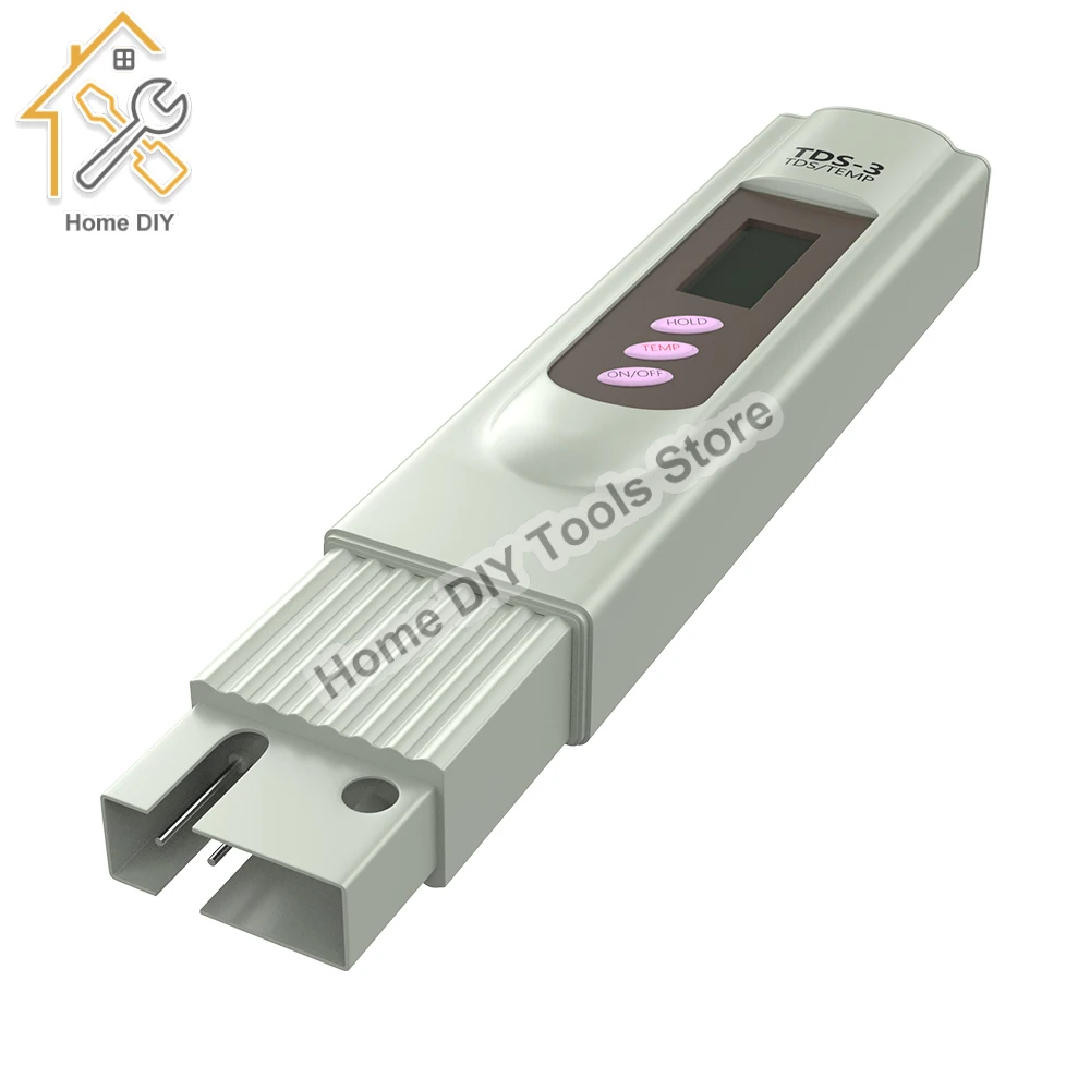 TDS-3 Meter Temperature Tester pen 3 In1 Function Conductivity Water Quality Measurement Tool TDS&EC Tester 0-9990ppm 2%