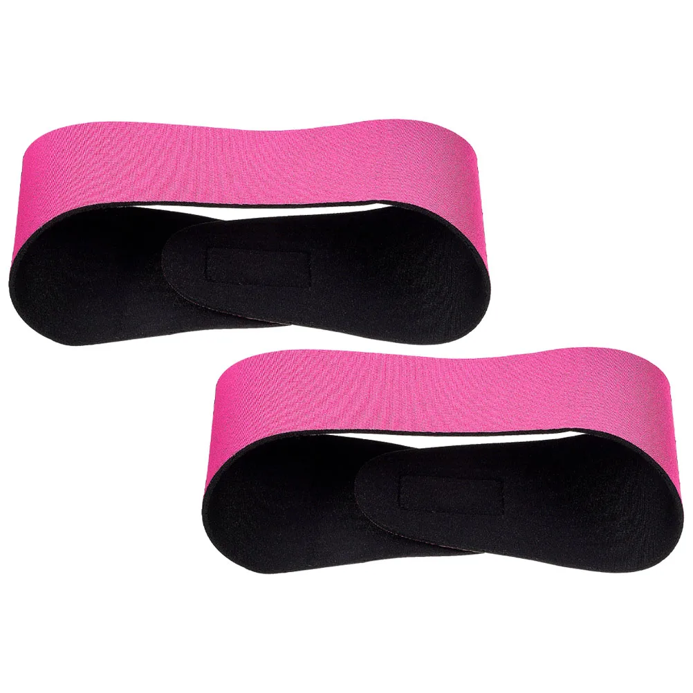 

2Pcs Waterproof Protection Headb for Swimming Bathing Elastic Swim Headb Adjustable Ear Swimming Headb ProtectorRedSize