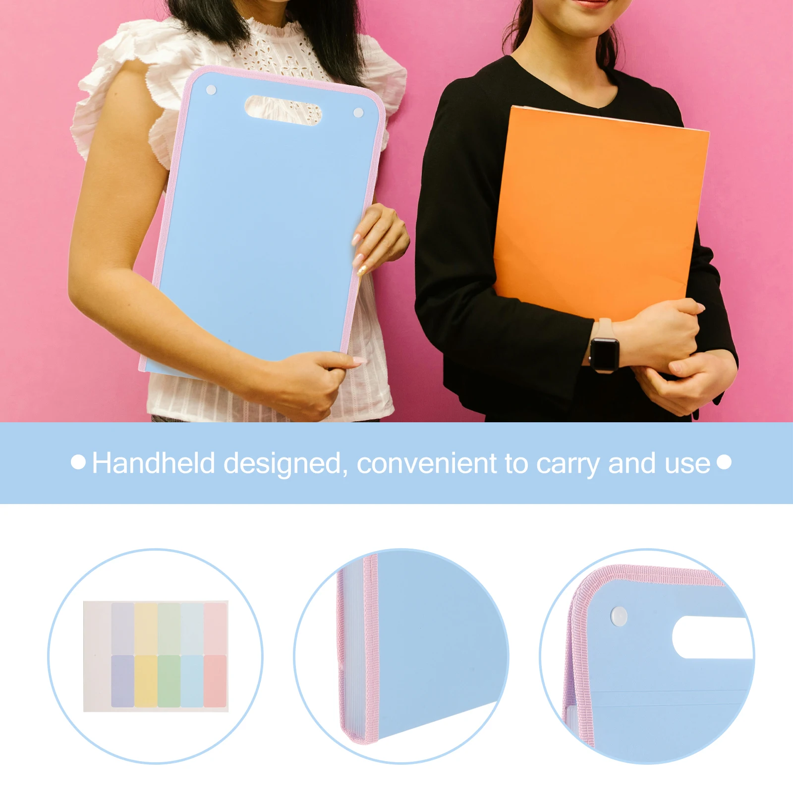 

Органайзер для файлов большой емкости, расширяющаяся папка, портативная сумка для хранения файлов, офисный органайзер для документов, держатель для квитанций с несколькими карманами