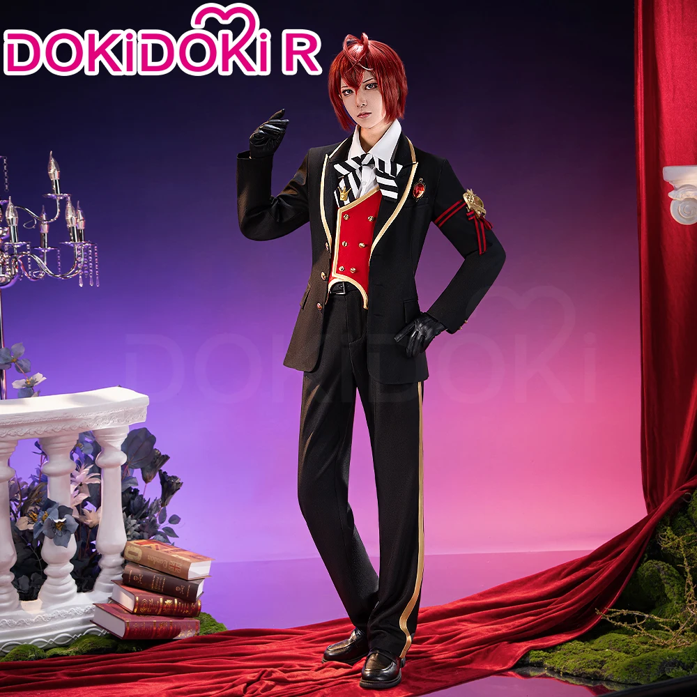 

2026 Rosehearts Riddle Cosplay Riddle Ace Deuce Trey Cater Cosplay Costume Anime DokiDoki-R Men School Uniform Suits Costume