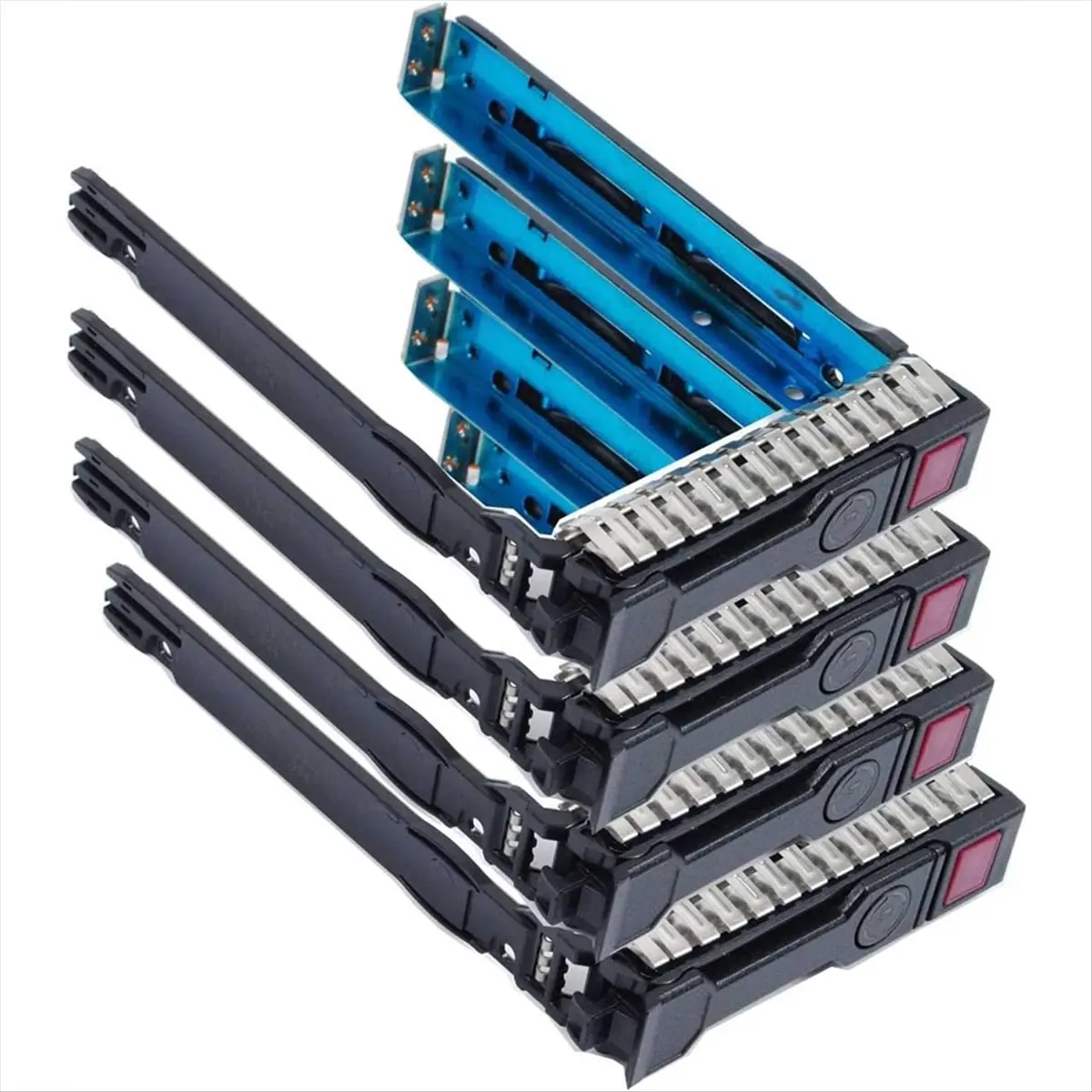 ♬◤Popular Style  ◥2.5 Inch SAS SATA SFF SAS Drive Tray (4 Pack) - Aluminum - Compatible with for ProLiant & DL Series Servers