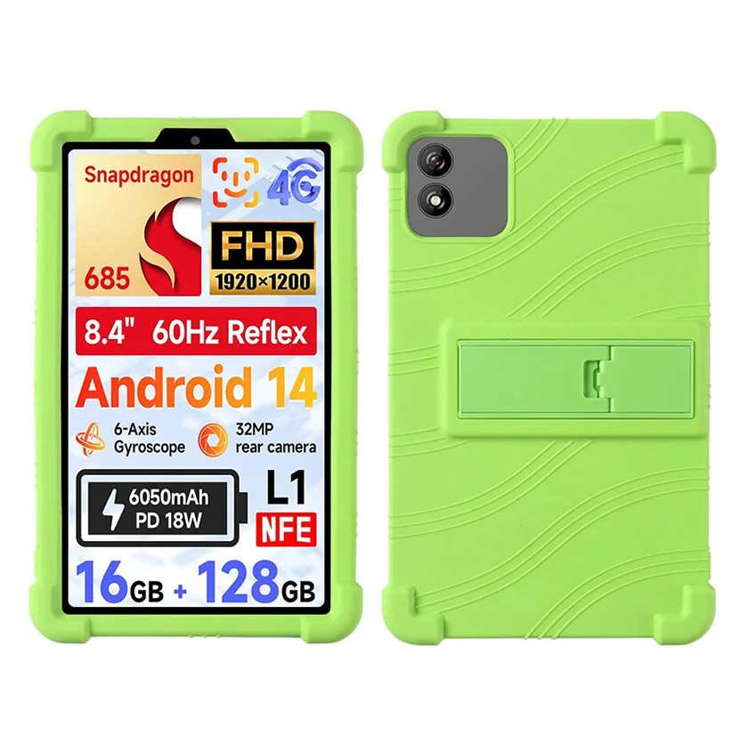 Case for Alldocube iPlay 80 mini Pro 8.4 Inch Cover Kids Friendly Soft Silicone Adjustable Stand Cover case soft