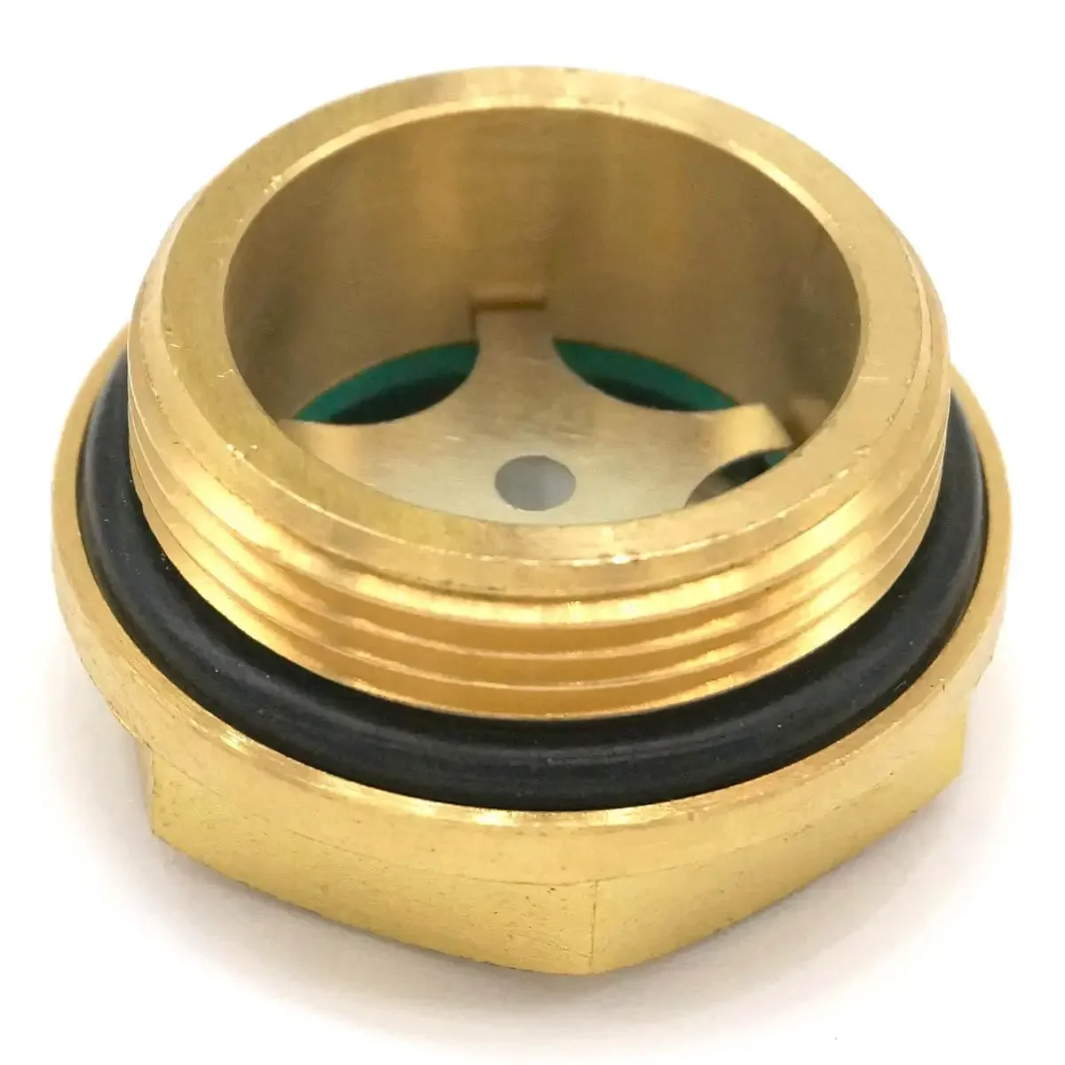 

M30x1.5mm Metric Male Brass Oil Level Sight Glass Window Hex Head For Air compressor Gearbox