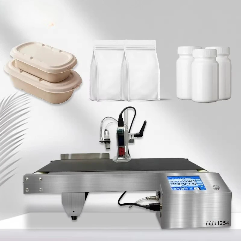 Label Date Batch Number Tij Coding Inkjet Printing MachineNew High Definition Multi-language Online Inkjet Printer for Name