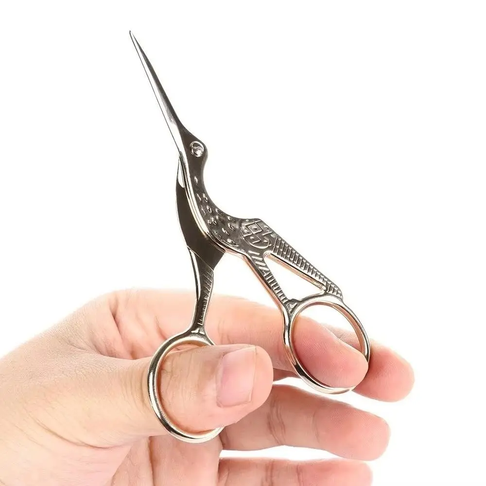 Durable Bird Shape Nail Art Shears Stainless Steel Precision Vintage Cutters Tailor Shears Handmade Crafts