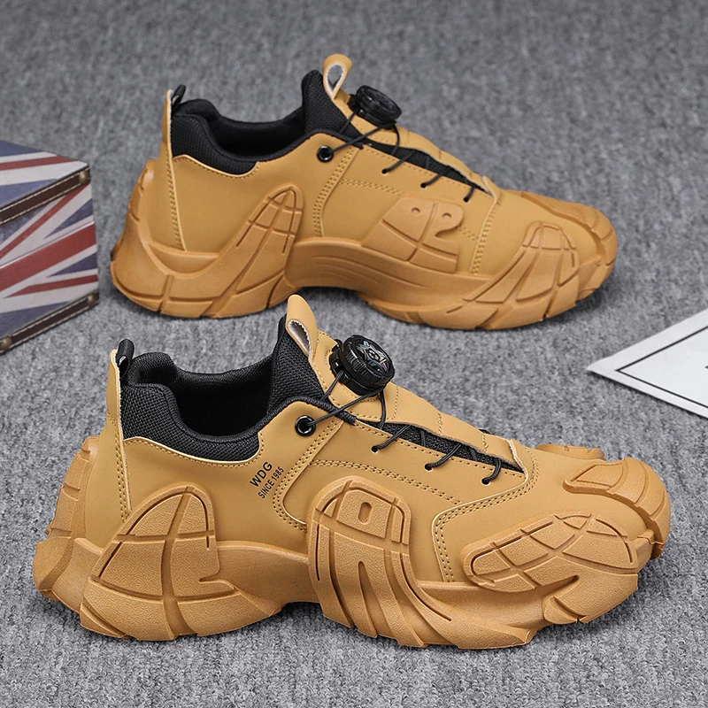 

Мужская повседневная обувь, дышащая мужская обувь, уличная спортивная обувь, кожаные модные кроссовки на платформе, удобные повседневные кроссовки