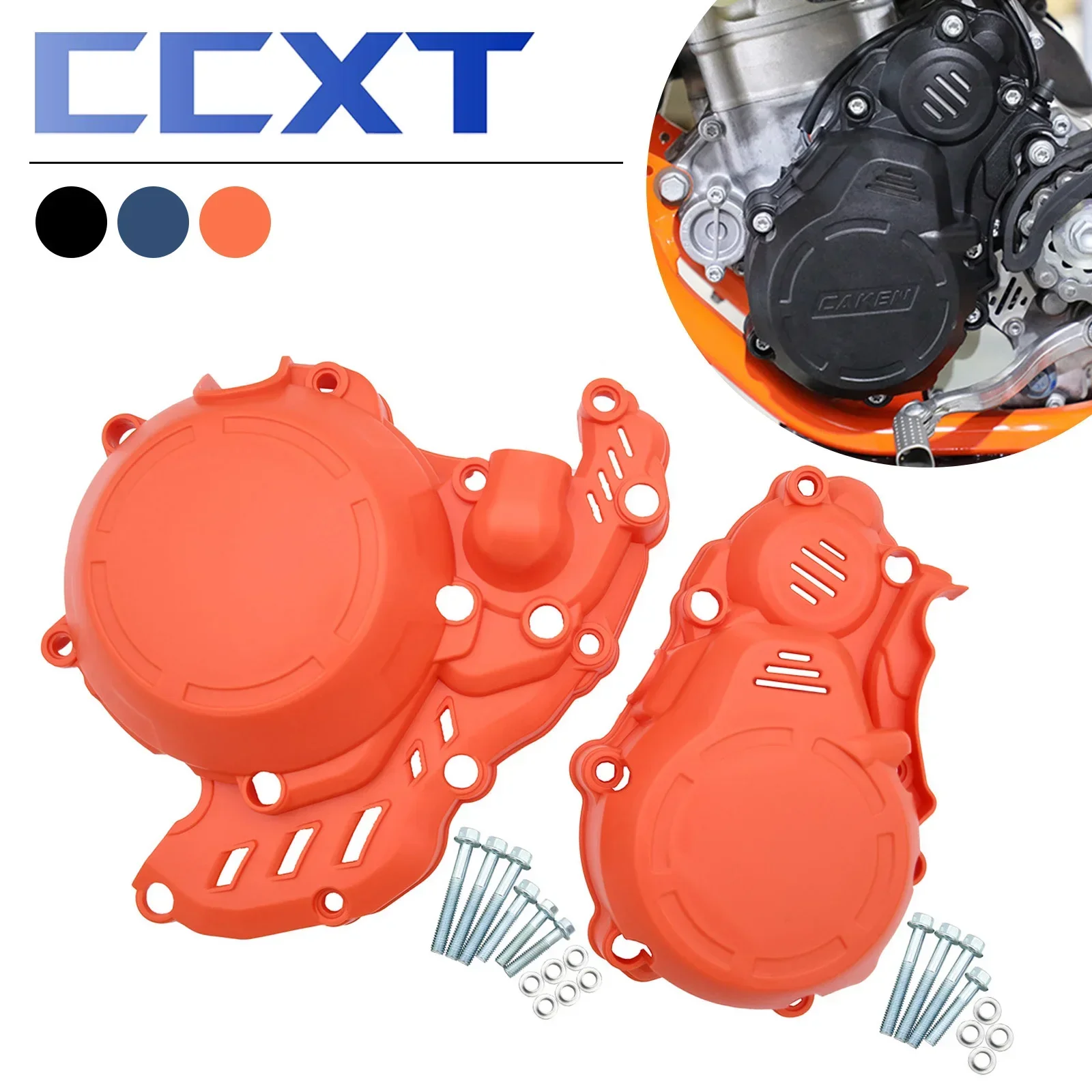 Motorcycle Ignition Protector Clutch Cover For KTM EXCF250 EXCF350 XCFW350 For GAS GAS EC250F EC350F For Husqvarna FE250 FE350