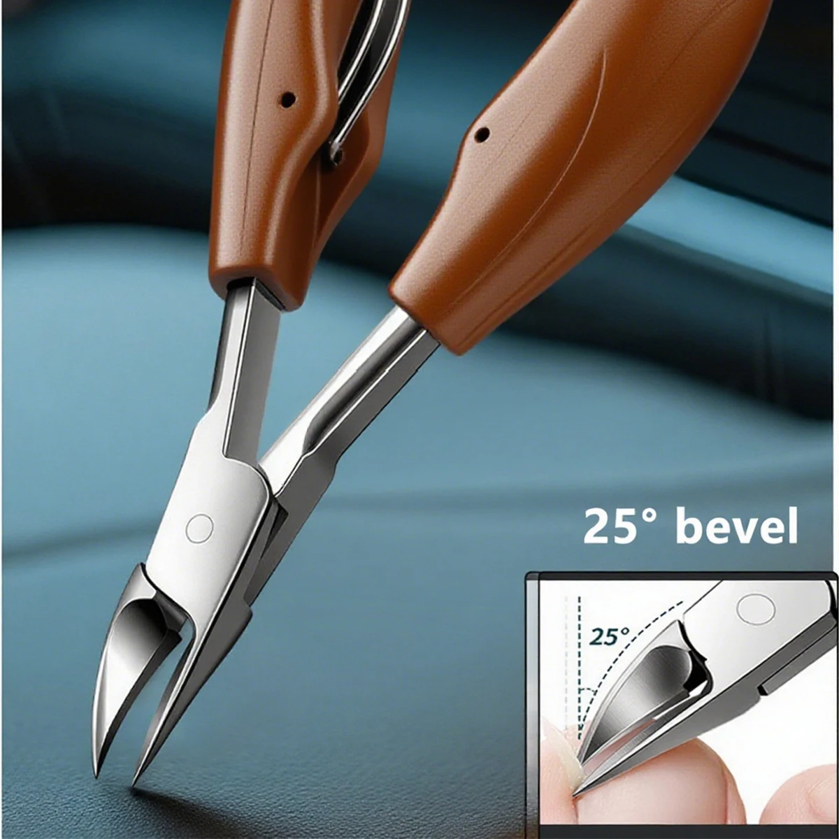 Set per tagliare le unghie aggiornato da 18 pezzi: tagliaunghie affilate, lime per unghie, taglia sopracciglia, set per bigodini, borsa portatile con cerniera,