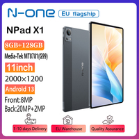 N-one NPad X1 MTK G99 8-Cores Tablet 10.95'' Android 13 Fast Charging 8600mAh MAX 16GB 128GB 2000*1200 FHD 4G LTE Support L1