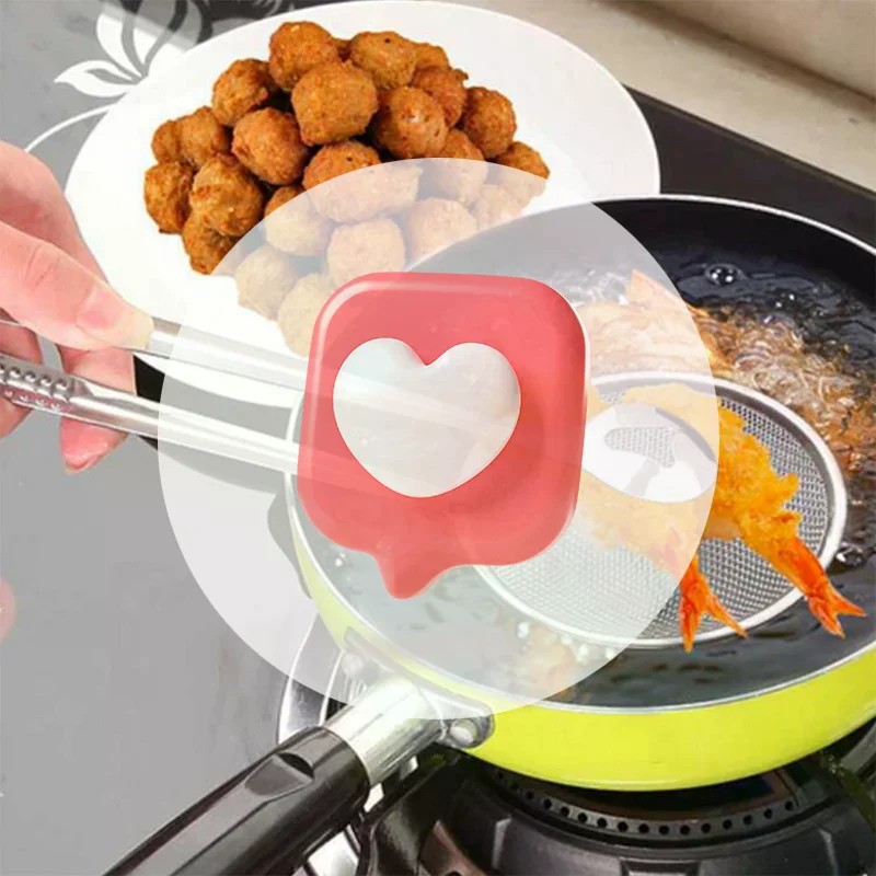 اكسسوارات المطبخ متعددة الوظائف الفولاذ المقاوم للصدأ غربال تصفية ملعقة المقلية الغذاء النفط مصفاة كليب أدوات الطبخ المحمولة الأدوات