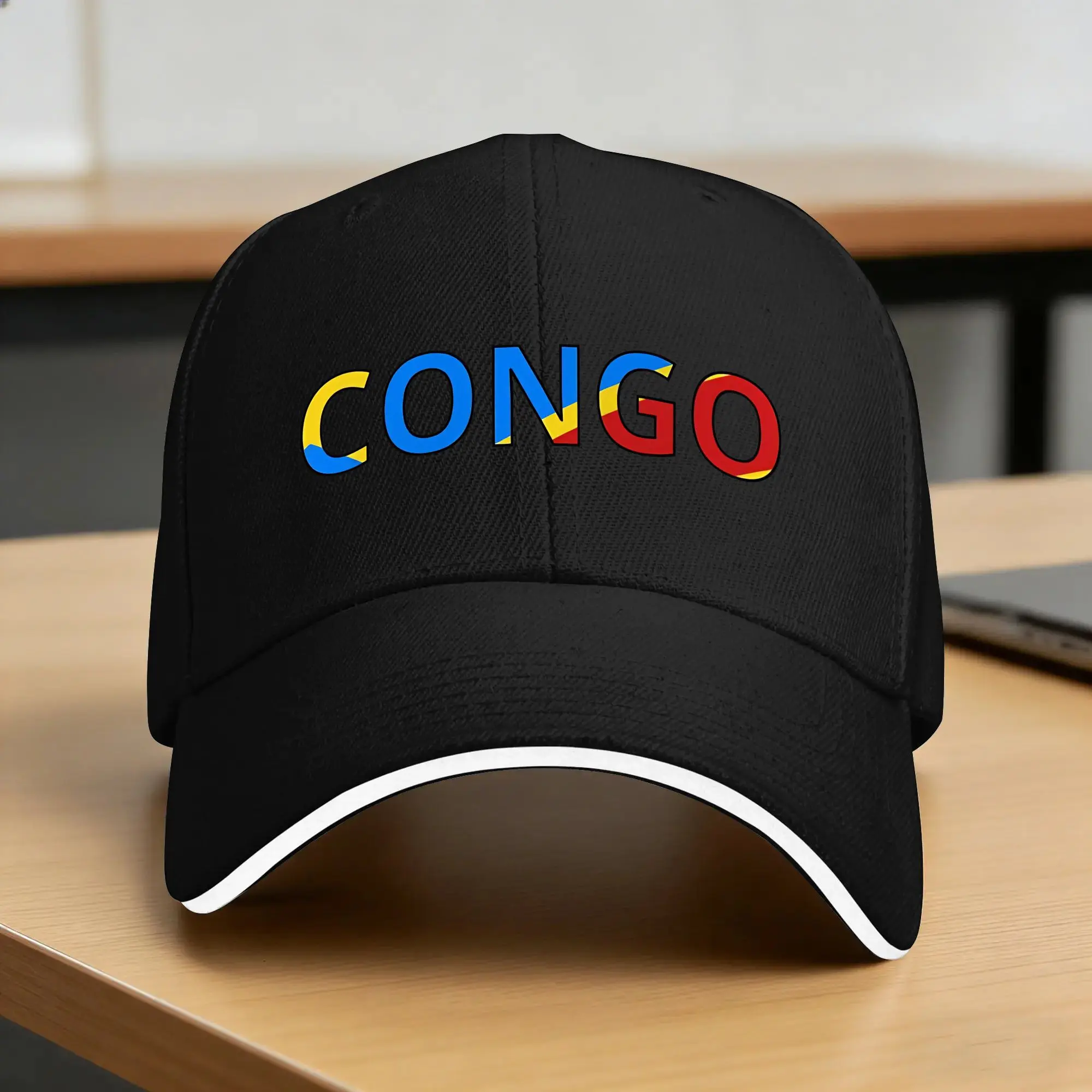 Republic Of Congo It'S In My Dna Congolese Flag Drc Congo Baseball Cap  Summer Casual Trucker Hat For Unisex Sun Snapback Cap
