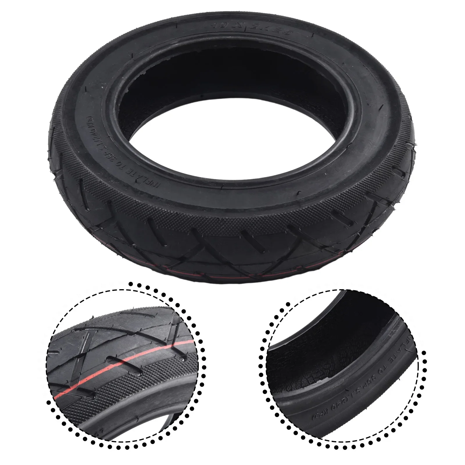 

10 x 2.125inch Tyre Replacement For Hoverboard Self Balancing Scooter Tire Parts Rubber Black 2019 High Quality Practical New