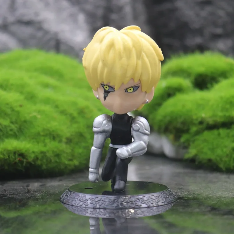 6 قطعة/المجموعة أنيمي واحد لكمة رجل نموذج لجسم تاتسوماكي سايتاما جينوس Kawaii Q-نسخة جمع حلية لعبة هدية