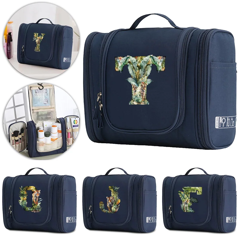 

New Fashion Jungle Tiger Letter Shaped Print Female Toiletries Are Convenient Minimalist Makeup Bag for Easy Storage of Items