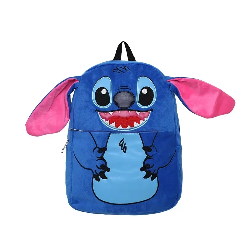 Stitch Backpack Cartoon Large Capacity Couple Style Student Outfit Book Computer Tablet Blue Special New Fashion Festival Gift