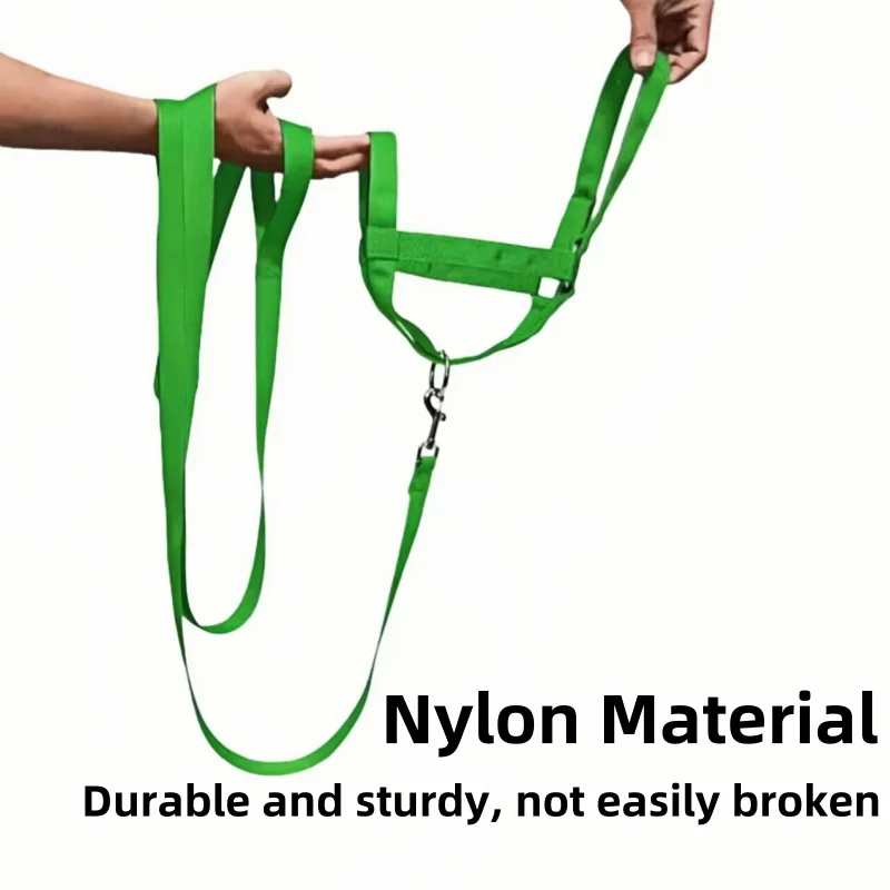 الأخضر قابل للتعديل الماشية النايلون الرائدة حبل البقرة الماشية الحصان حمار الماعز Foal Halters 1
