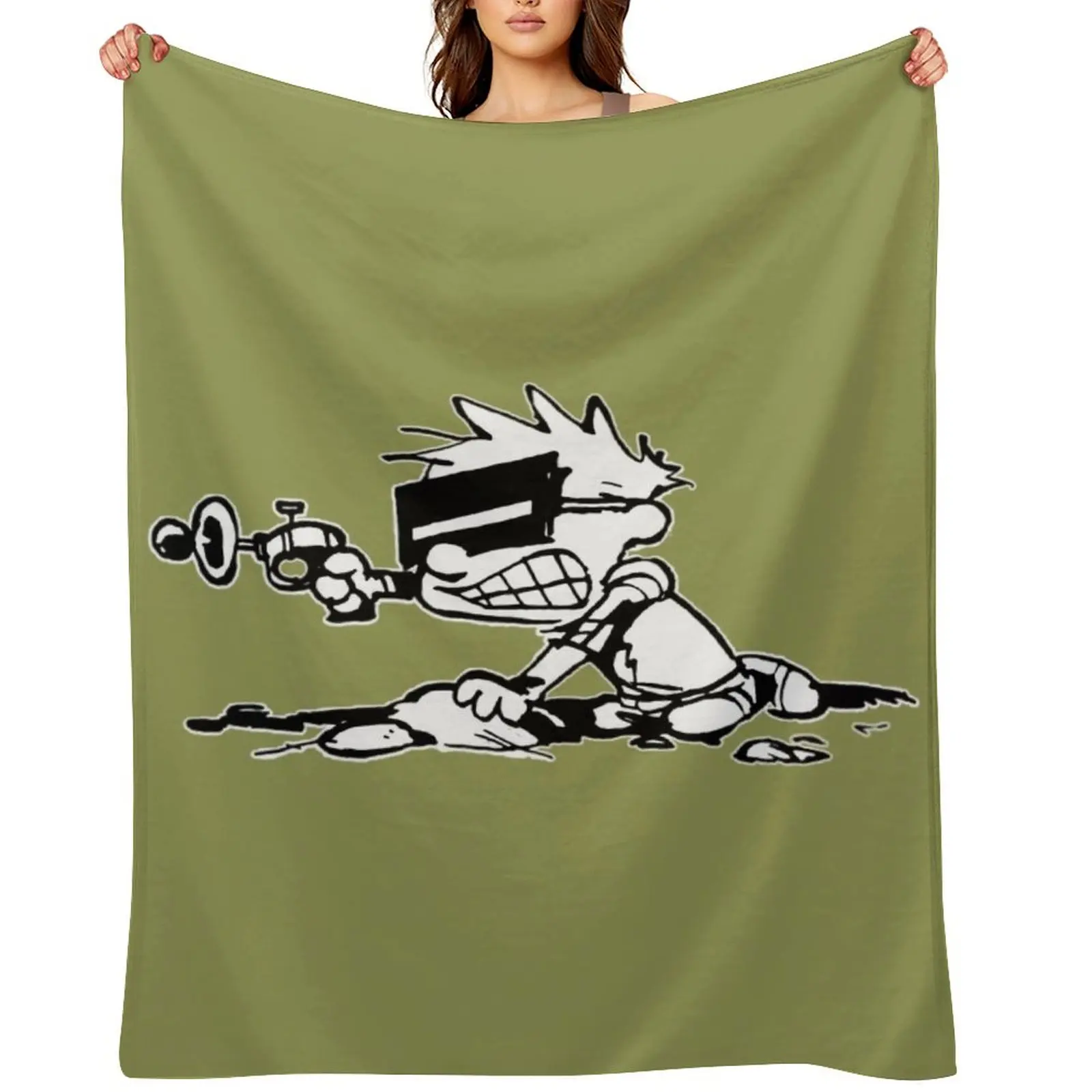 

Spaceman spiff calvin \t Throw Blanket Personalized Gift Sofa Throw Blankets For Baby warm for winter Blankets